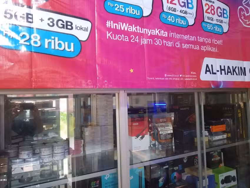 AL-Hakim Sell (Konter Ponsel, Depot Air Minum)