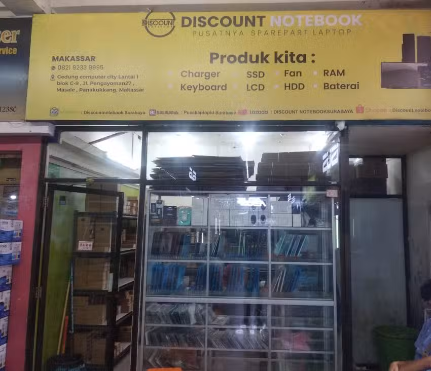 Discount Notebook Makassar