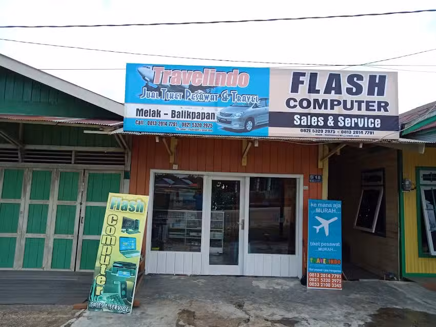 FLASH COMPUTER & TRAVELINDO