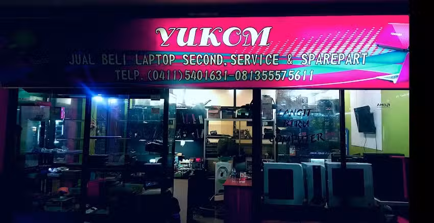 Langit biru computer makassar