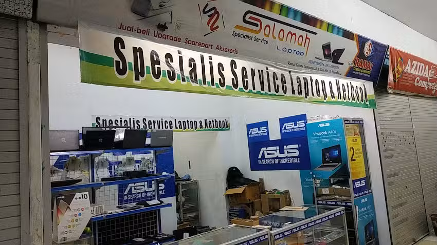 Salamah Laptop Feat Bengkel OS spesialis service laptop